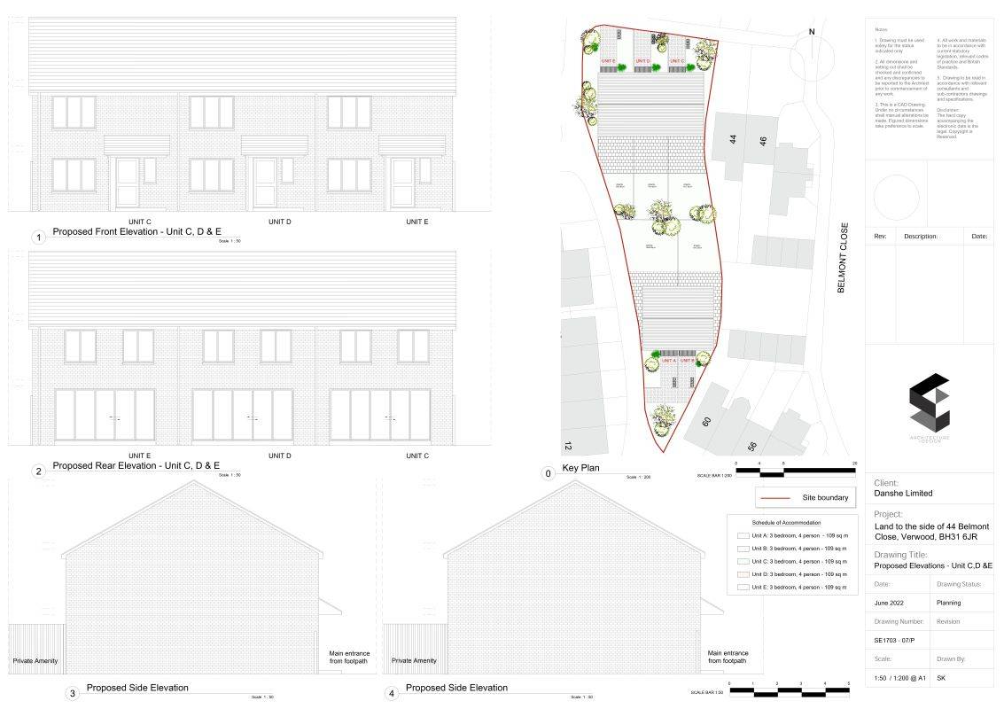 Land to the side of 44 Belmont Close, Verwood, Dorset, BH31 6JR