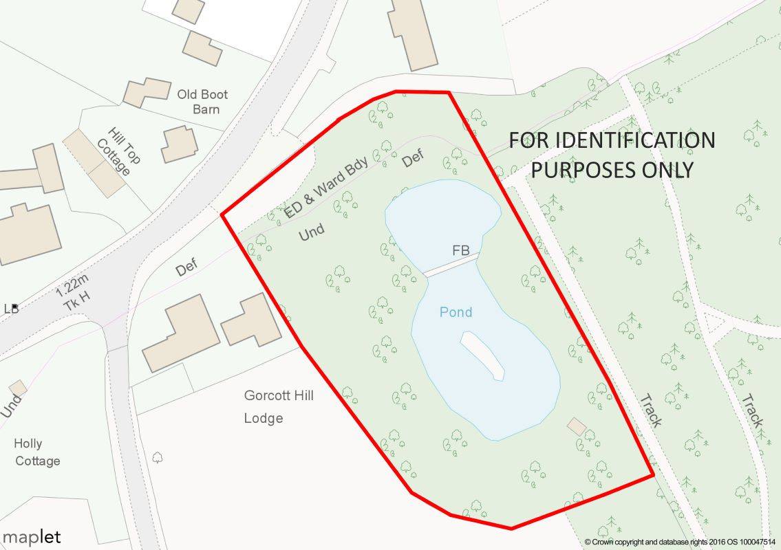 Land and pond, Gorcott Hill, Beoley, Redditch, Worcestershire, B98 9EN