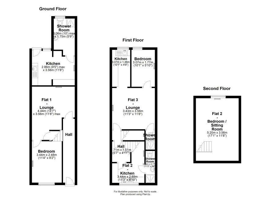 Flats 1,2 and 3, 24 Hart Road, Wolverhampton, West Midlands, WV11 3QJ